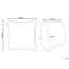 Amity Geometric Grey Square Cushion