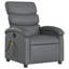 Fauteuil inclinable vidaXL, dossier / repose-pieds réglable, cuir-97814335
