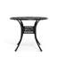 Callendale Round Metal Outdoor Bistro Table With Umbrella Hole , 91cm cm W 91cm cm D-1794585177