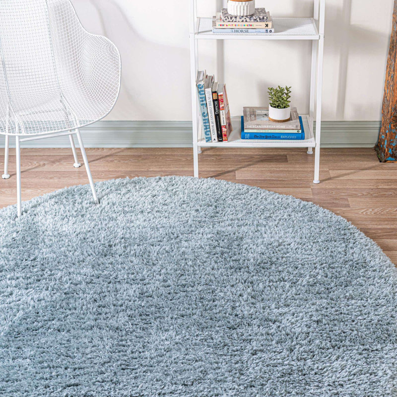  Tapis bleu ardoise, Rond 3 pi 3 po