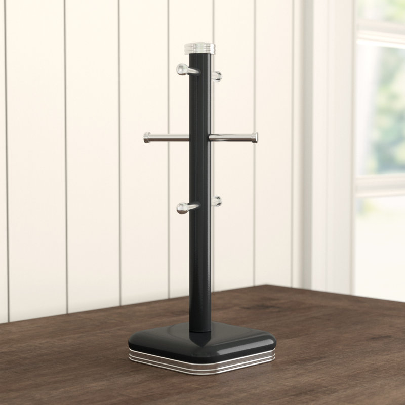 Retro Mug Tree, Black