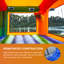 Jeu gonflable de qualité commerciale JumpOrange Sports pour enfants et adultes (avec souffleur)