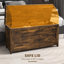 Coffre de rangement polyvalent en bois avec beaucoup d'espace et des caractéristiques de sécurité améliorées, idéal pour organiser et protéger vos biens.-438762304