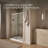 Rely 59.62" W x 76.99" H Single Sliding Frameless Shower Door-86475078