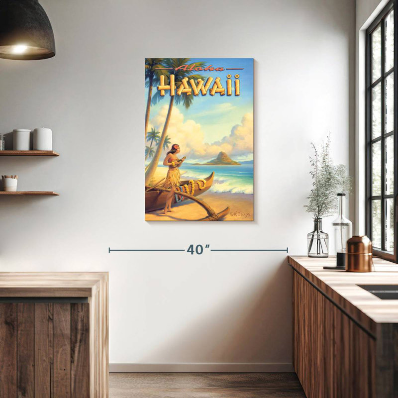Gillard Aloha Hawaii V, H 36 po x l 24 po