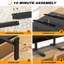 Universal TV Stand up to 86 inch, Easy Assembly