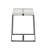 Degolier Cast Glass Top End Table-911559565