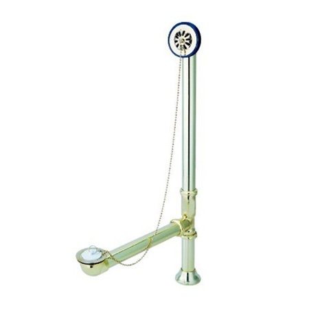 Vintage Accents Overflow Plate Kitchen Sink Drain with Overflow Elements of Design 