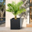 Galvanized Steel Metal Planter Box, Large Rectangular Planter Box with Drainage Holes, Modern Outdoor Planter Box for Indoor & Outdoor Use, Tall Plants, Flowers or Shrubs-1430869439-1430869426