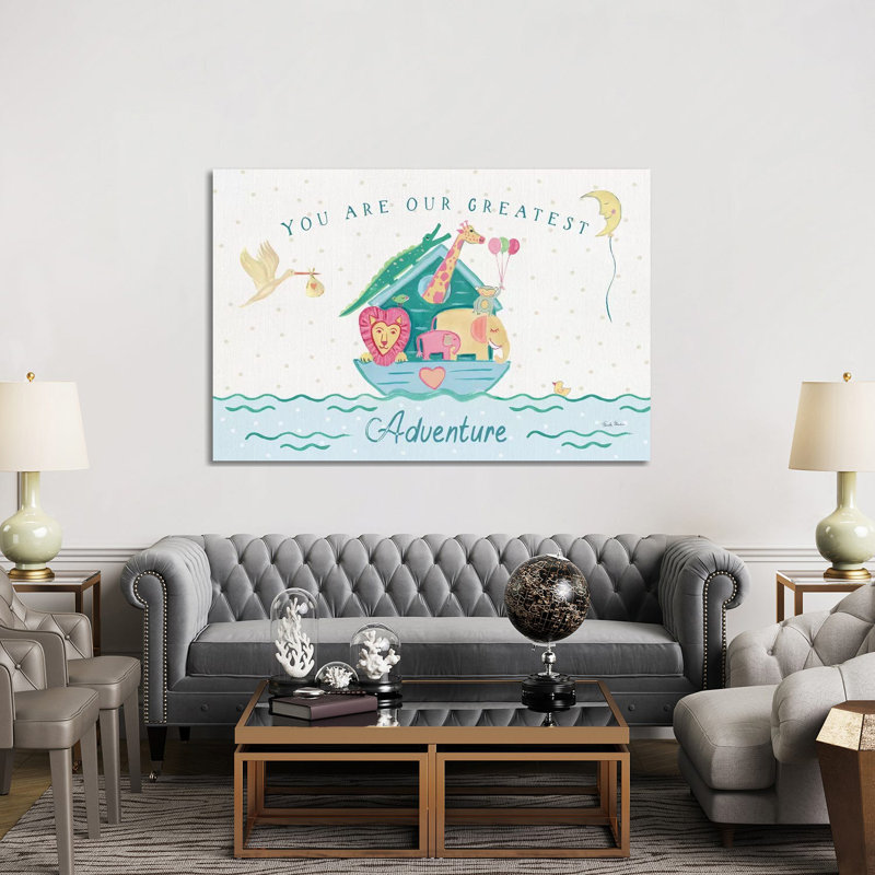 Happy Baby I by Farida Zaman - Wrapped Canvas Painting, 152.5 cm H x 101.5 cm W