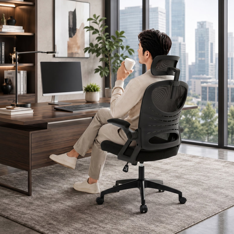 Chaise de bureau 400 LBS, Black