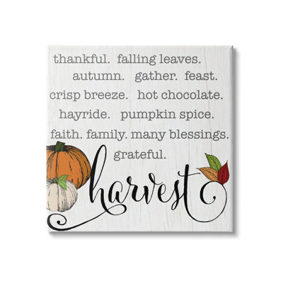 «Fall Harvest» par CAD Designs - Art textuel