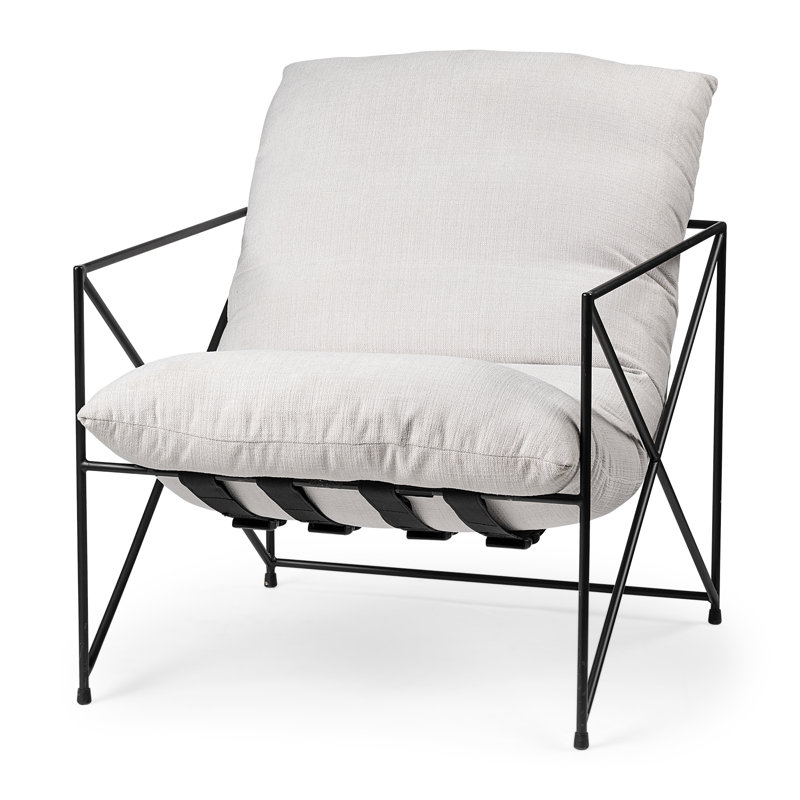 Fauteuil d'appoint Antanae, Crème