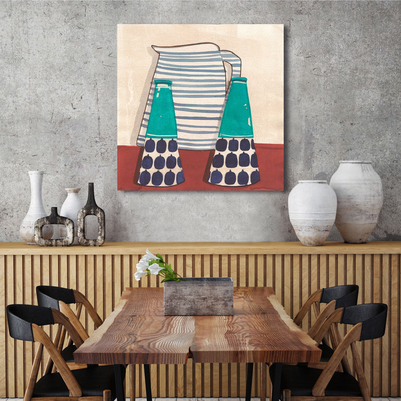 Vintage Kitchen I 1 Piece Wrapped Canvas Wall Art, 70cm H x 70cm W x 4cm D