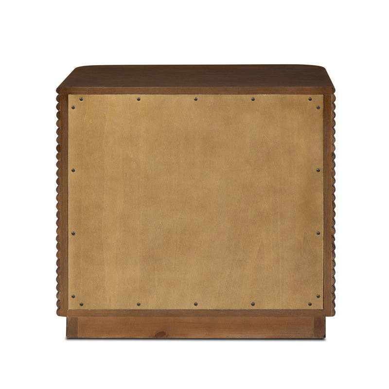 Benny 3 - Drawer Solid Wood Nightstand