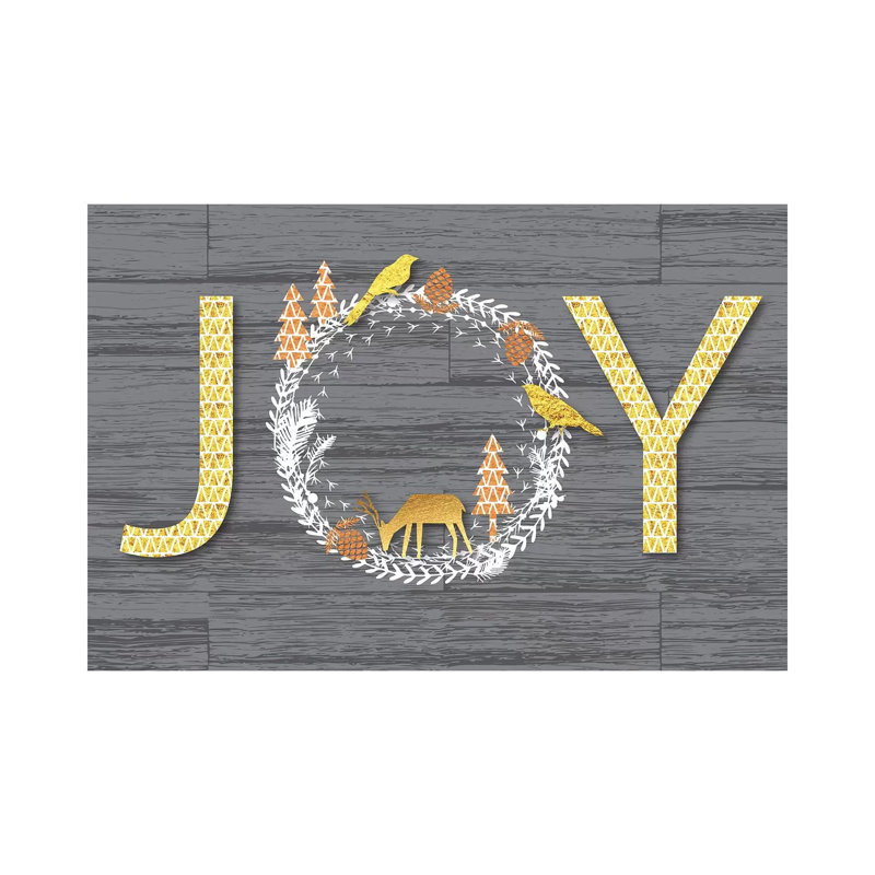 Joy by Linda Birtel - Wrapped Canvas Gallery-Wrapped Canvas Giclée, 30.48 cm H x 45.72 cm W