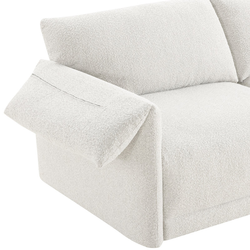 Canapé modulaire 5 pièces Bodhild, Boucle de perle 