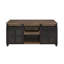 Table basse avec portes coulissantes