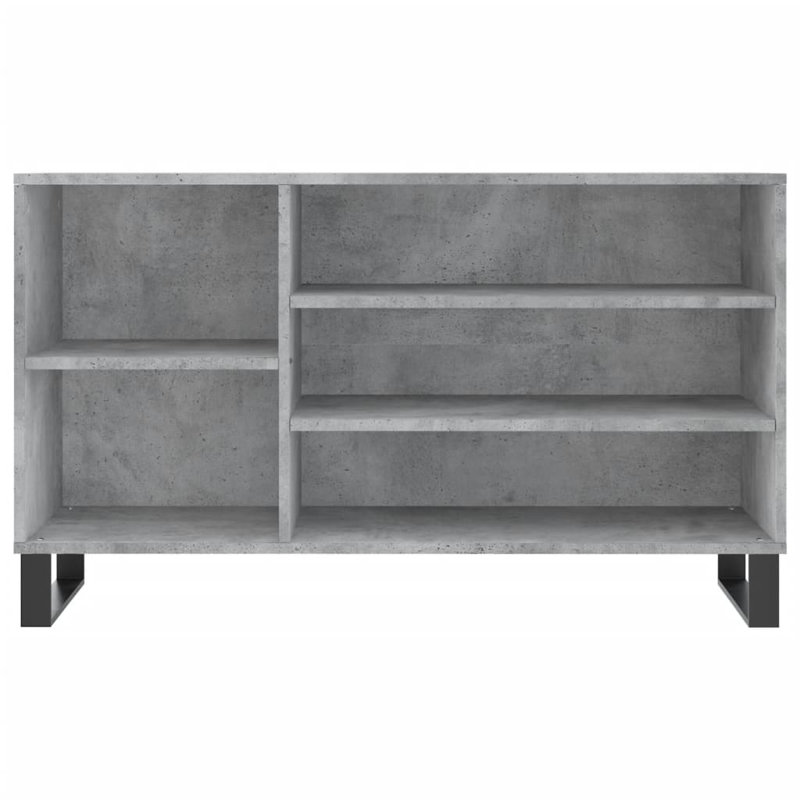 8 Pair Shoe Storage Cabinet, Concrete Grey