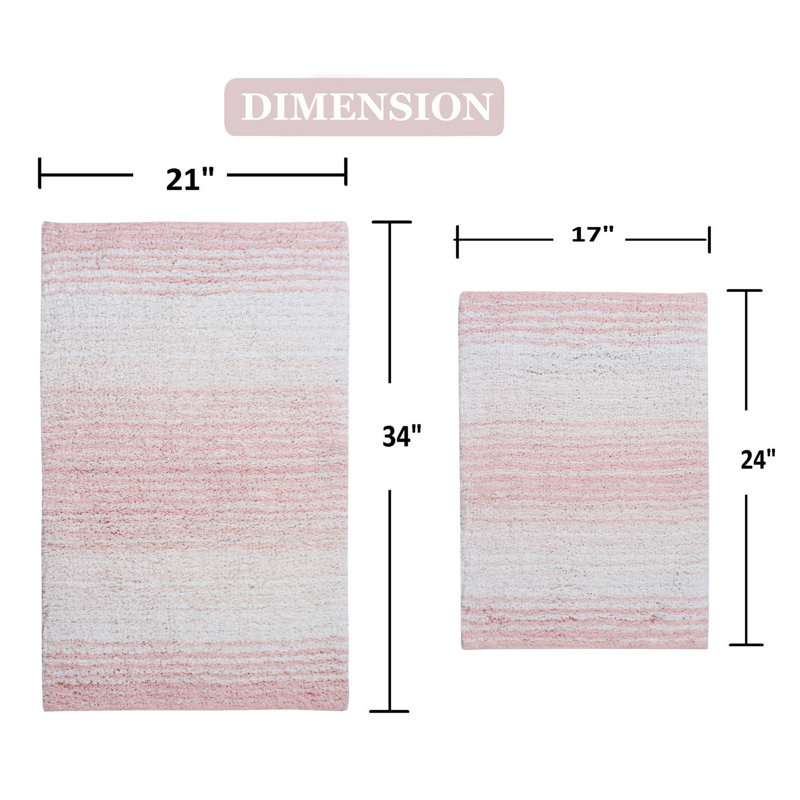 Griffing Bath Rug, Pink