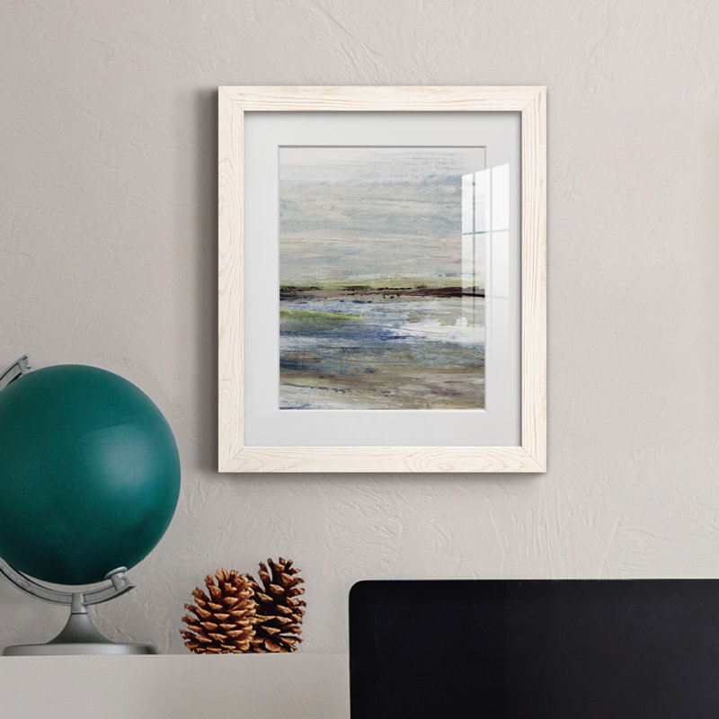 Wetlands II - peinture encadrée, Blanc, H 20 po x l 17 po x P 1,5 po