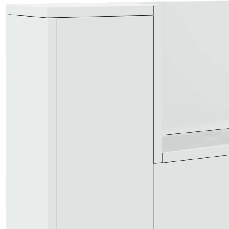 Headboard, White, Super King (6')