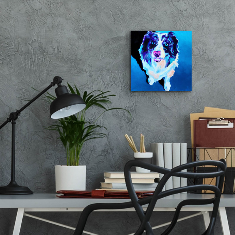 "Aussie - Kokanee" par Dawg Painter, H 12 po x l 12 po x P 0,13 po
