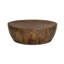 Table basse tambour en bois de manguier massif-1107889552