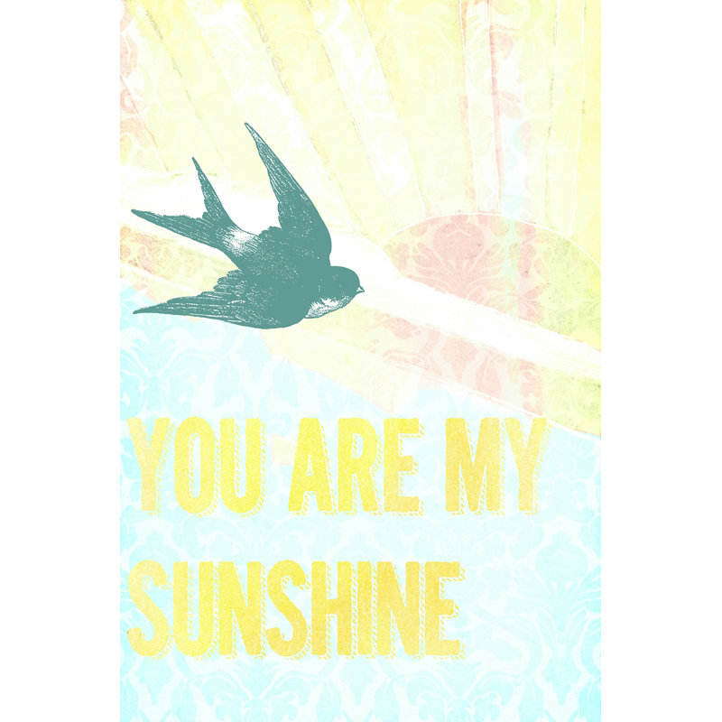 My Only Sunshine I by Studio W - Wrapped Canvas Print, 46cm H x 30cm W