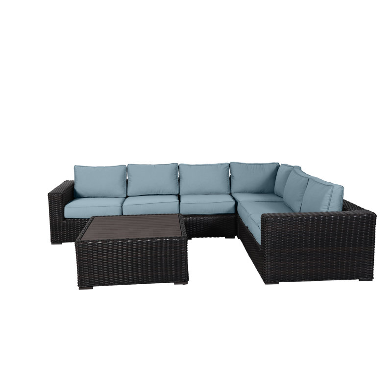 Ensemble modulaire avec coussins 5 pièces Woodham, Spa
