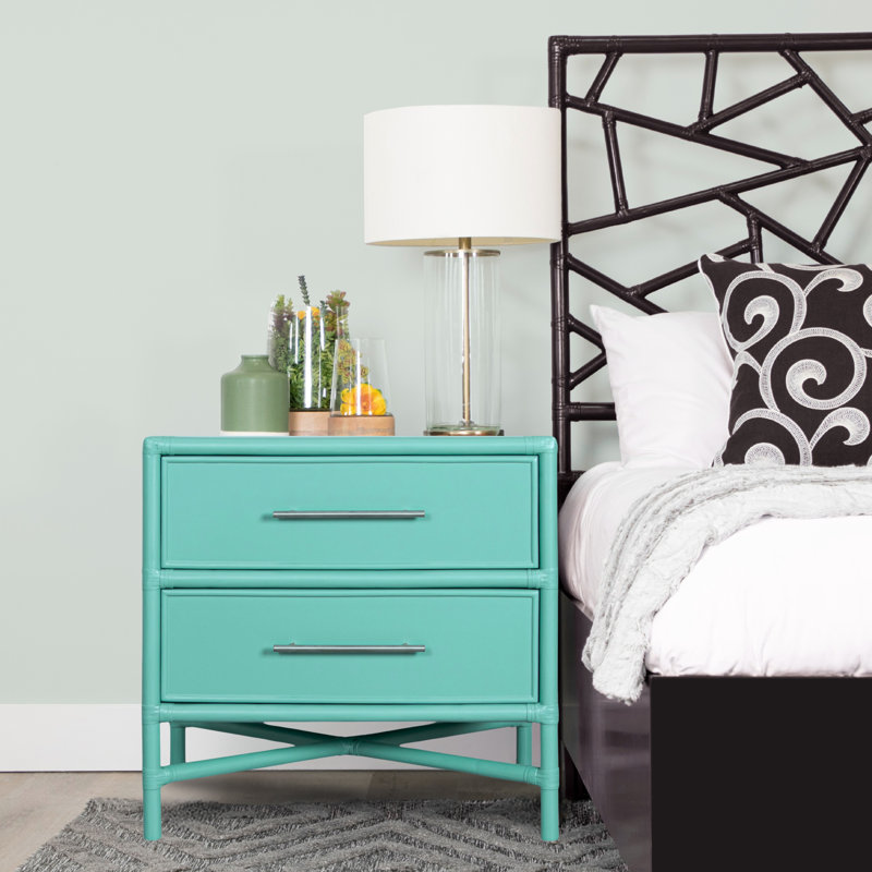 Venice 2 - Drawer Nightstand, Turquoise