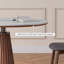 Modern sintered stone round dining table sets