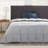 Lucid All-Season Down Alternative Comforter with Duvet Loops and Box Stitching, White, Twin XL-160939098-162298166