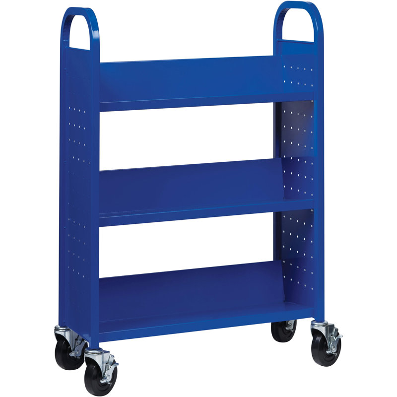 Chariot à livres Borre, Bleu, H 46 po x l 32 po x P 14 po