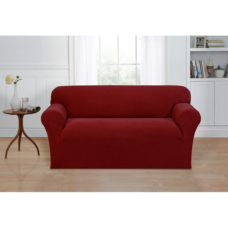 Housse pour causeuse à coussins carrés/rectangulaires, Brique