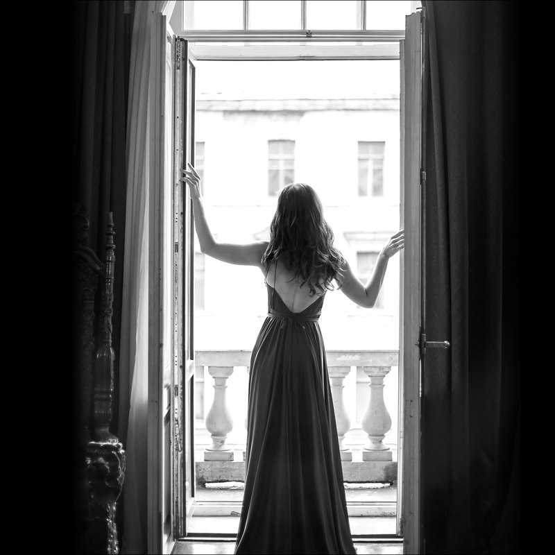 Out Of The Window - No Frame Print on Float Glass, 30cm H x 30cm W x 1.3cm D