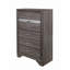 Commode de style moderne avec tiroirs de rangement et tiroir à bijoux, coffre de rangement pour espace de vie