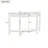 55" Elegant Half-Moon Entryway Table with Wood Veneer and Open Shelf for Hallways or Foyers