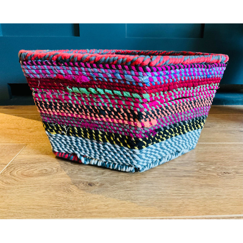 Langley Street Fabric:Metal Decorative Basket