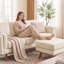 Repose-pieds rembourré 29,7 po Inayat-469517778