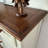 White Solid Wood Shoe Storage Bench
