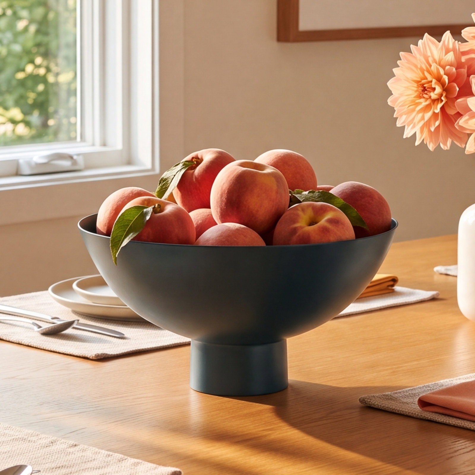 Essential Cereal Bowl, 4" H x 8" W, Peacock