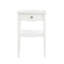 Table de chevet 1 tiroir Foley White