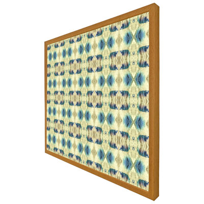 Charco Psychedelic Geometric Pattern - Single Picture Frame Print