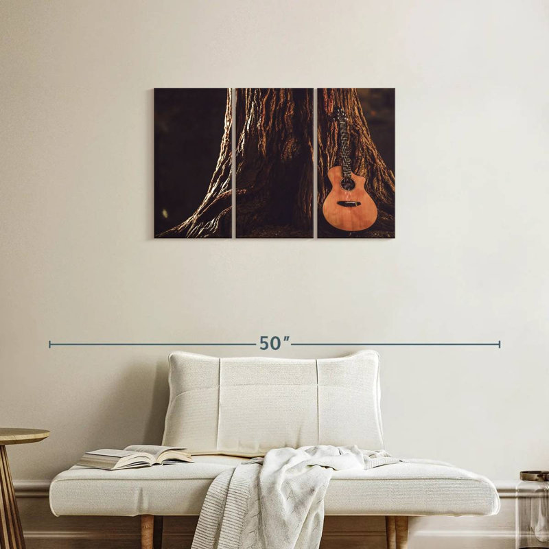 Abarca Forest Acoustic Guitar, 20" H x 33" W