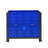 Collapsible Bulk Container, Solid Wall, 600 Lbs Capacity, Blue, 4 - Way Access, 31.07 In Width Storage, Stacks High, 39.82 Depth