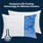 Serta Down Illusion Cool Quilted Pillows Standard/Queen Size Pillows Set of 2, Medium/Firm, White-106714289
