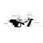 Table basse ronde en pierre supercristalline