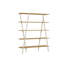 Bibliothèque élégante, saphir et blanc, 47,2 x 59,1 x 14,0 pouces | 100% panneau de particules enduit de mélamine, épaisseur: 0,7 pouce | Robuste profil en fer 20 x 30, parfait pour la maison ou le bureau, design moderne et grand espace de rangement