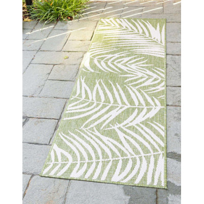 Outdoor Kona Area Rug Foliage Color